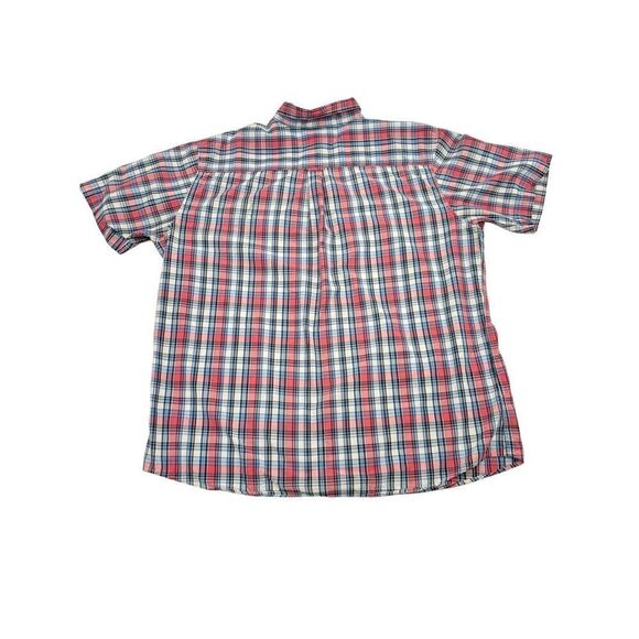 Chaps  plaid xxl  botton up short sleeve - Picture 4 of 8